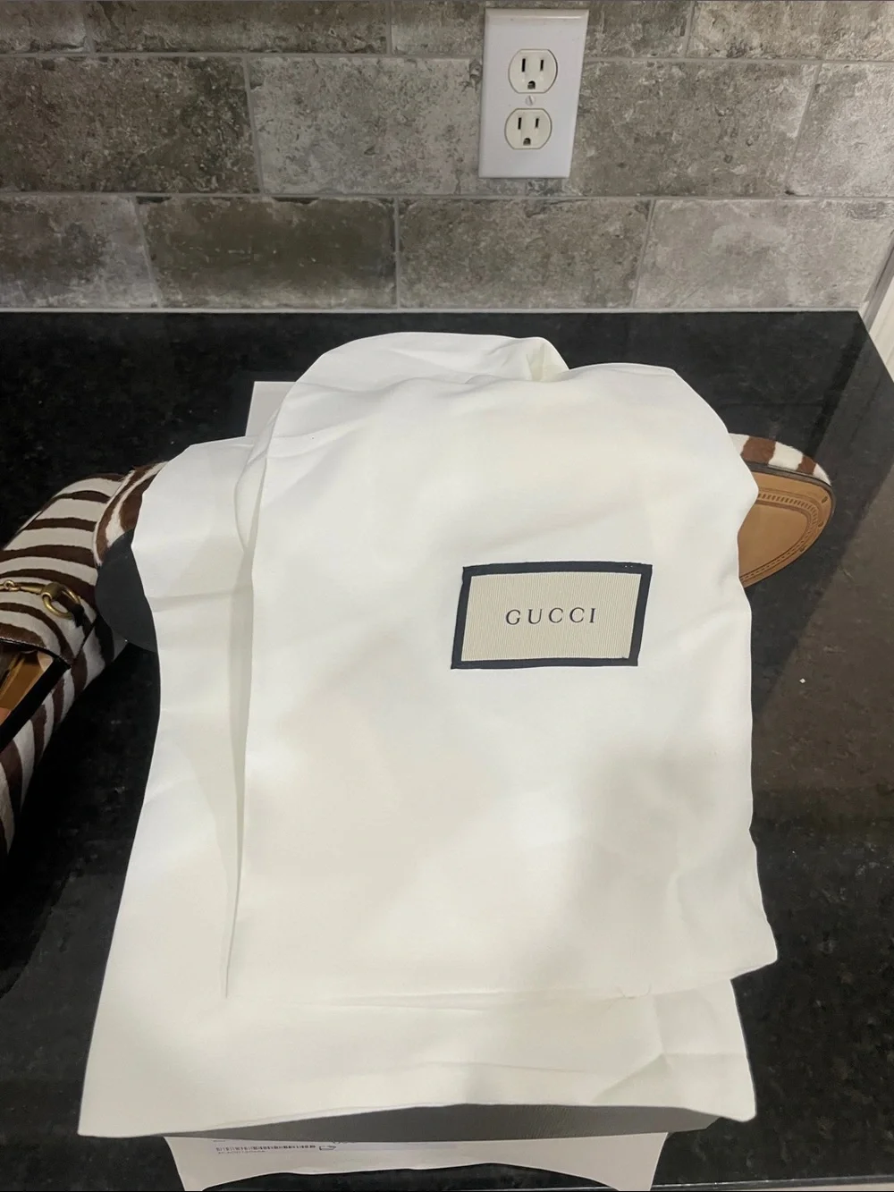 Gucci Jordaan Zebra Print Haircalf Leather Horsebit Loafers